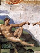 CERQUOZZI, Michelangelo Adam was born oil
